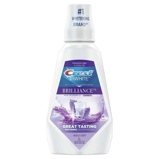 Crest 3D White Brilliance Clean Mint 1L Bain de bouche