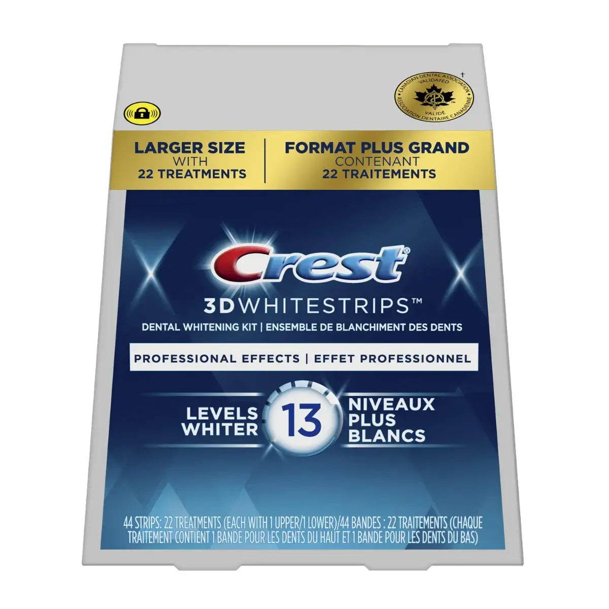 Bandes blanchissantes Crest Professional Effects 13 Levels Whiter Whitestrips