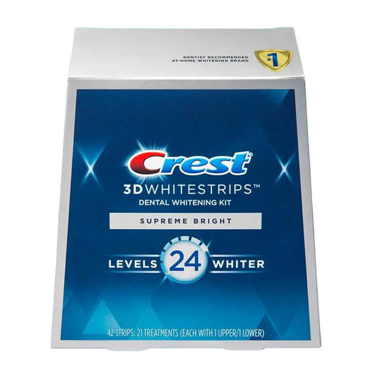 Bandes blanchissantes Crest Supreme Bright 24 Whitestrips