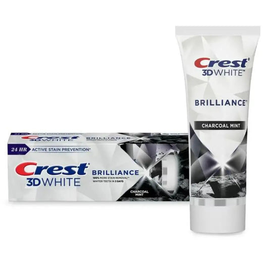 Crest 3D White Brilliance Charcoal Mint 110g Dentifrice 